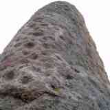 Click para ampliar.  Menhir la Palanca del Moro .Cazoletas